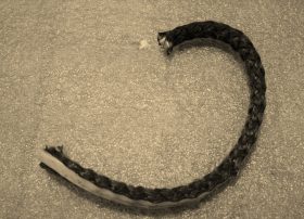 3-44-2312 1/4 In Glass Gasket with PSA Black